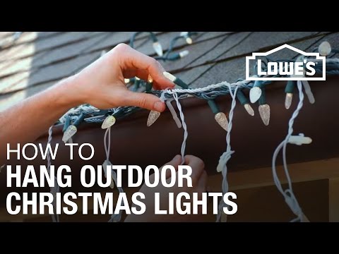 how to fasten christmas lights to a roof