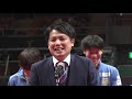 【卓球】ノジマTリーグ2019-2020　2月16日　岡山リベッツ ホーム最終戦セレモニー