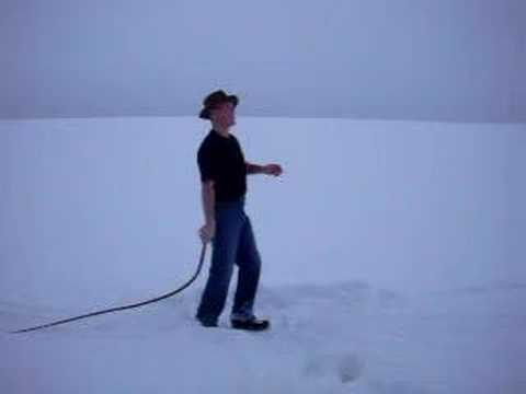 AdamCWM - Here's a demonstration of how to do the coachman's crack. I'm using an 8 ft 4-plait cowhide bullwhip that I made and offer for sale on my website, www.winric...