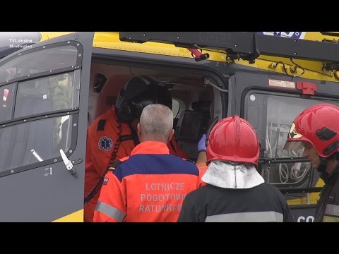 Click to View : Wypadek na budowie w Dobrzykowicach gm Czernica 3 września 2014 ok. godz. 9:30