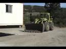 logging skidding a trailer