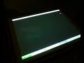 Multitouch table with textured silicone vellum screen