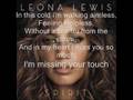 Leona Lewis Homeless