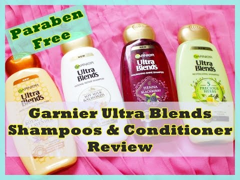 New Garnier Ultra Blends Shampoos & Conditioner Review | Paraben Free | Indian Mom on Duty