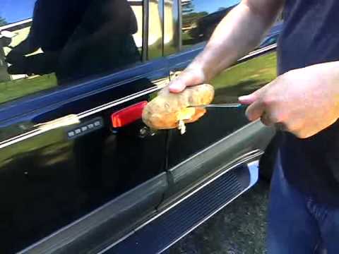 how to open locked car door