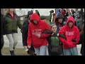 Raw Video: Students March Back to Ohio School