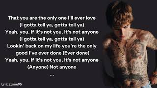 Justin Bieber - Anyone (Lyrics)