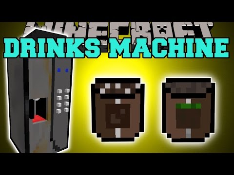 Minecraft: ESPRESSO DRINKS MACHINE (BOMBY STARTS HIS OWN CAFE!) Mod Showcase