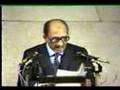 Egyptian Presedint Anwar Sadat speech,Jerusalem 1977 part3