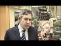 Gordon Brown reacts to news of devastating floods in Cumbria