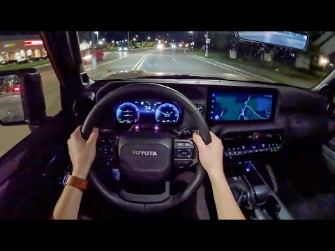 2024 Toyota Land Cruiser First Edition - POV Night Drive (Binaural Audio)