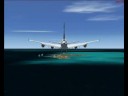 FLIGHT SIMULATOR    MALE  INTL.. AIRPORT - FINAL  APPROACH - A380 EMIRATES