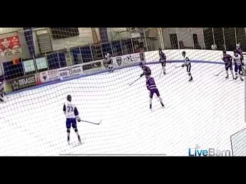 Left D in white PP goal