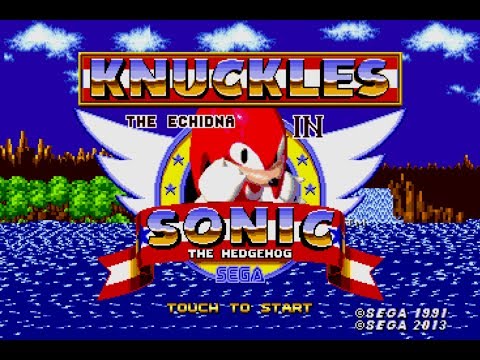how to unlock knuckles in sonic 1