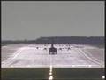 Hercules c-130j toma con mucho viento cruzado en Zargoza