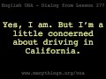 English USA - Dialog 277  (ESL / EFL / English Study)