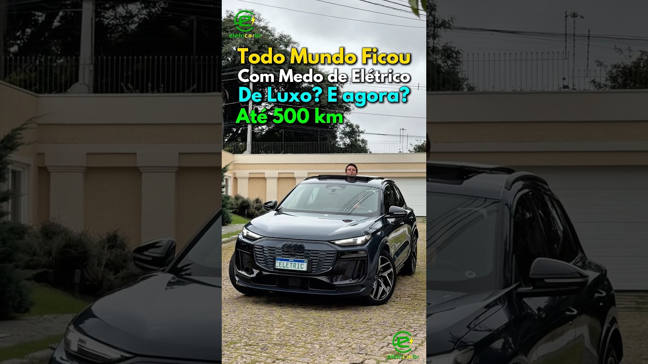 Todo Mundo Ficou com Medo do Carro Elétrico de Luxo… mas Agora ele Roda até 500 KM: Audi Q6 e-tron