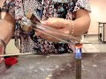 Heating of lead(IV) oxide