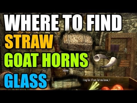 how to find straw in skyrim
