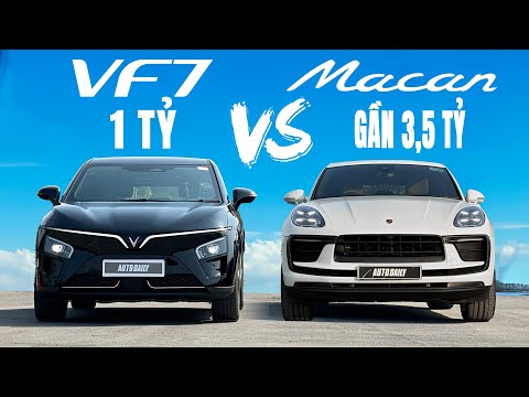 Drag Race: VinFast VF 7 vs Porsche Macan - Cuộc đọ sức đầy gay cấn! |Autodaily.vn|