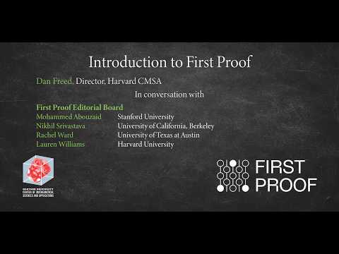 Dan Freed | First Proof Introduction