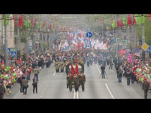 Значныя падзеі рэгіёна ў Дзень Перамогі видео