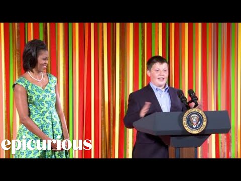 epicuriousdotcom - The Kid's State Dinner! Epicurious and Michelle Obama salute 54 of America's top junior chefs in a fun-packed celebration in Washington, D.C..