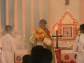 5. Oktober 2006 frühmorgens im kleinen Priesterseminar von Bathery: Kaplan Abraham Manalil feiert mit den Seminaristen die Messe im malankarischen Ritus