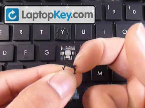 how to snap keys back on a laptop