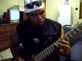 Funkjazz bassist DDennis practice