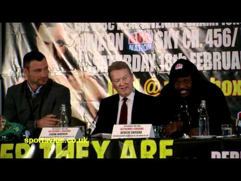 Vitali Klitschko vs. Dereck Chisora Press Conference Highlights
