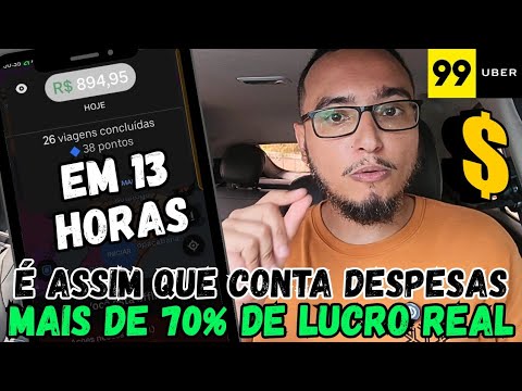 Trabalhando só com a UBER fiz R$900,00. R$70,00/H e R$3,17/Km. Só para MOTORISTAS DE APLICATIVO
