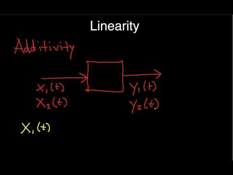 how to prove system is linear