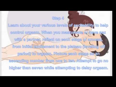 how to practice ejaculation control