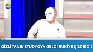 Gizli tanık stüdyoya geldi Rukiye çıldırdı! 