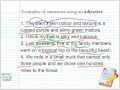 Parts of Speech: Adjective & Verbs by Elvin