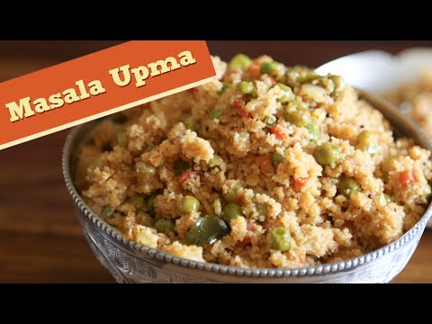 Masala Upma | Healthy And Nutritious Breakfast Recipe | Divine Taste With Anushruti