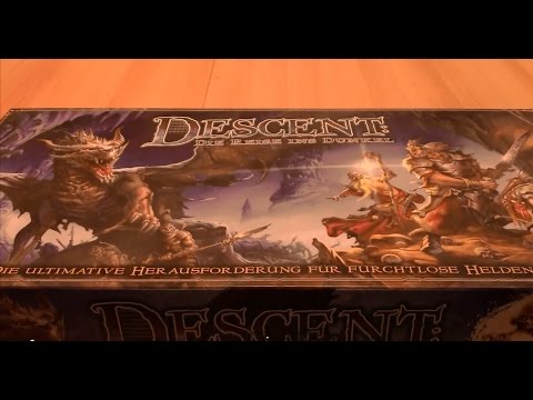 Brettspiel - Descent: Die Reise ins Dunkel #01 - Unboxing - Rollenspiel Dungeoncrawler