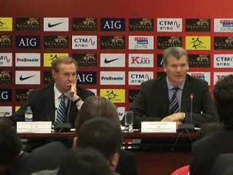 David Gill discussing upcomming Asia tour 2007