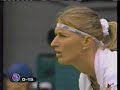 Steffi Graf Backhand Topspin Pass Crosscourt
