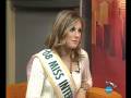 Alejandra Andreu en la fiera de mi niña después de coronarse Miss Internacional