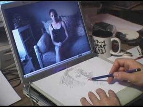 Narcissism prize - portrait drawing