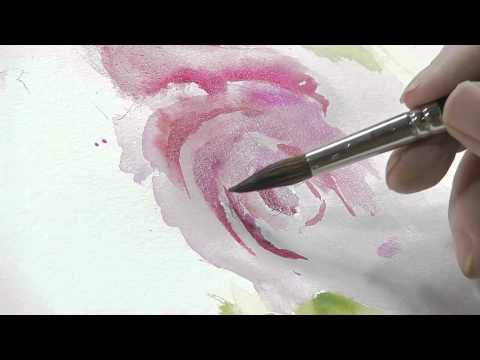 flower painting - Chuck McLachlan is back, this time with a new free art lesson on how to paint florals in watercolors! In this video, you can follow along with Chuck as he la...