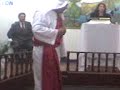 un hombre leproso