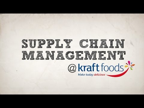 Supply Chain Management Process followed by Kraft Foods