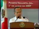 el presidente calderón en el día de la marina
