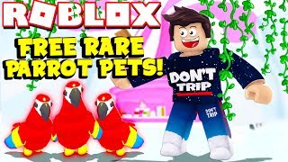 How To Get Free Rare Parrot Pets In Adopt Me New Jungle Pet Update