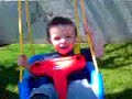 He loves to swing!