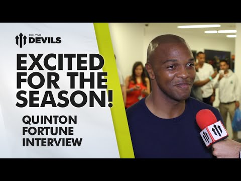 Excited For The Season! | Quinton Fortune Interview | Manchester United