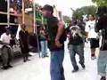 Cambrdige MA dance on side walk